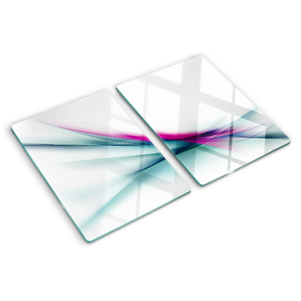 Cutting board Abstract color waves