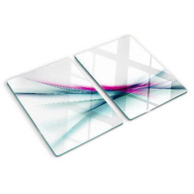 Cutting board Abstract color waves