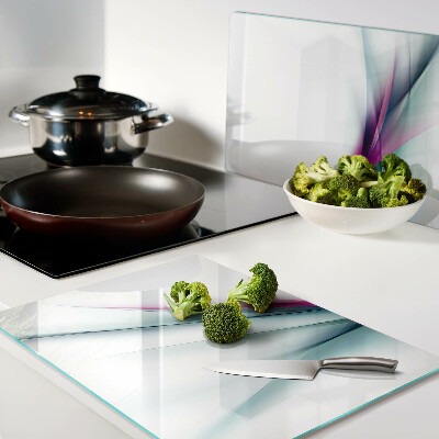 Cutting board Abstract color waves