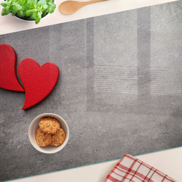 Cutting board Heart in the background of the window