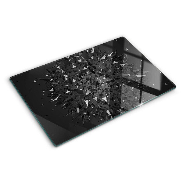 Glass cutting board Abstract geometric pattern