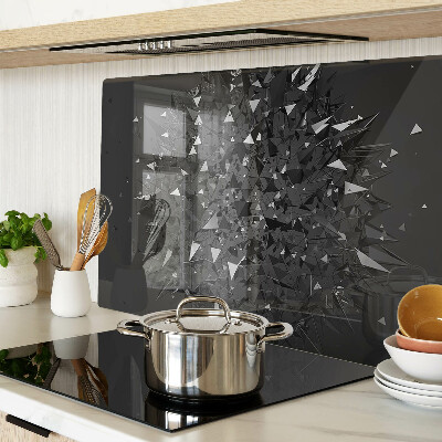 Glass cutting board Abstract geometric pattern