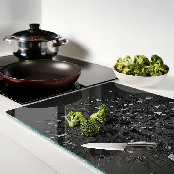 Glass cutting board Abstract geometric pattern