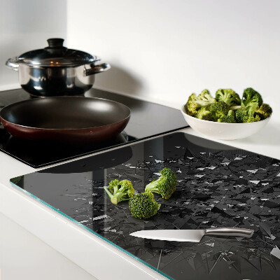 Glass cutting board Abstract geometric pattern