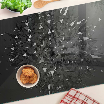 Glass cutting board Abstract geometric pattern