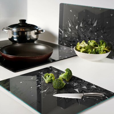 Glass cutting board Abstract geometric pattern