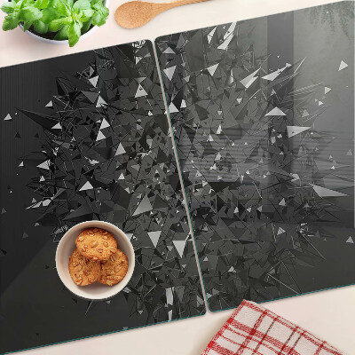 Glass cutting board Abstract geometric pattern