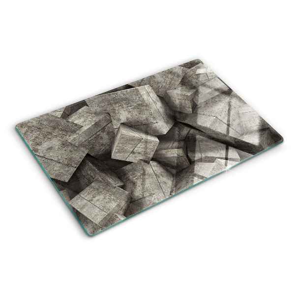 Glass kitchen board Abstract geometric shapes
