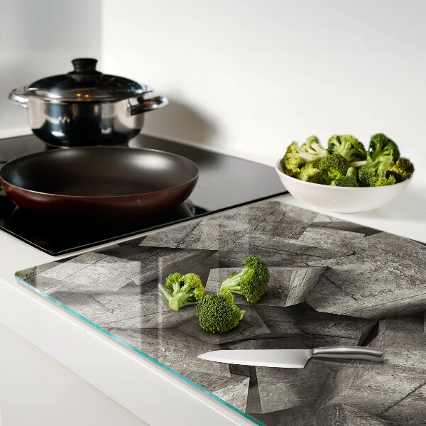 Glass kitchen board Abstract geometric shapes