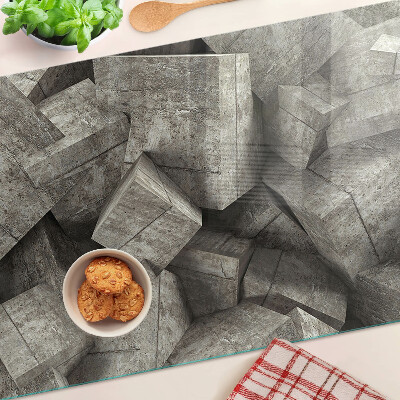 Glass kitchen board Abstract geometric shapes
