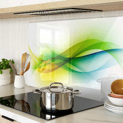 Chopping board Abstract color waves