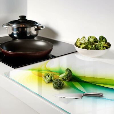 Chopping board Abstract color waves