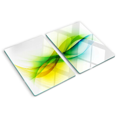 Chopping board Abstract color waves