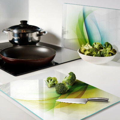 Chopping board Abstract color waves