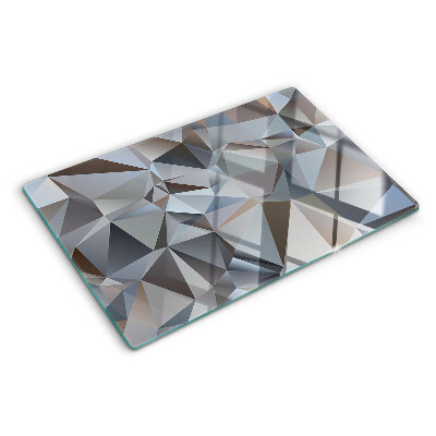 Glass cutting board Diamond cut pattern