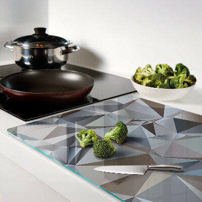 Glass cutting board Diamond cut pattern
