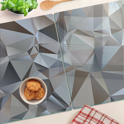 Glass cutting board Diamond cut pattern