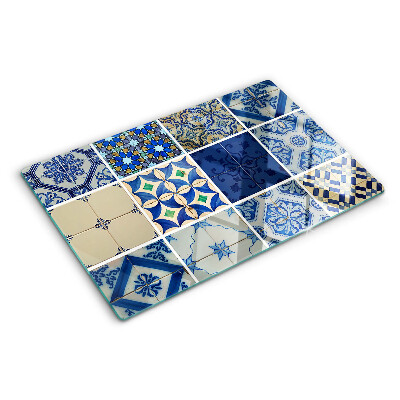 Glass chopping board Mosaic tile pattern
