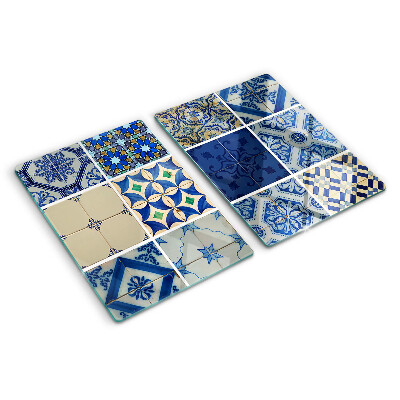 Glass chopping board Mosaic tile pattern