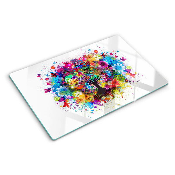 Chopping board Colorful Tree of Life