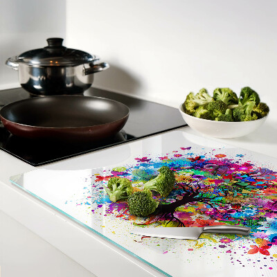 Chopping board Colorful Tree of Life