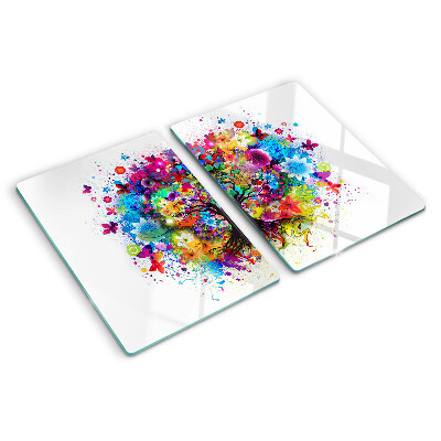 Chopping board Colorful Tree of Life