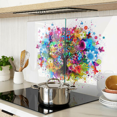Chopping board Colorful Tree of Life