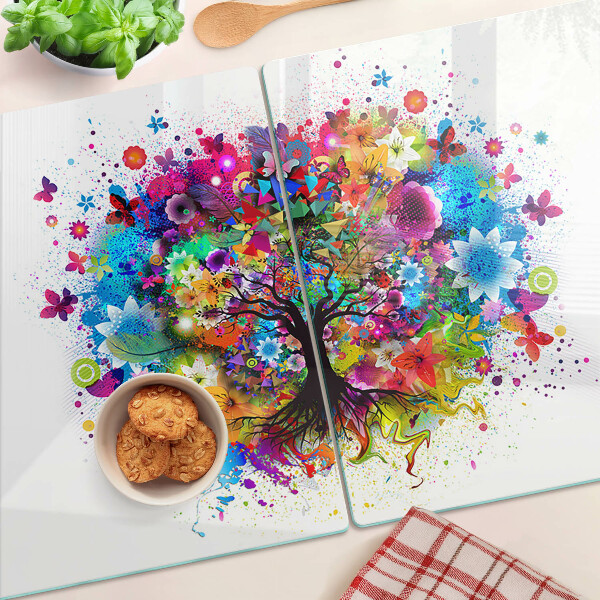 Chopping board Colorful Tree of Life