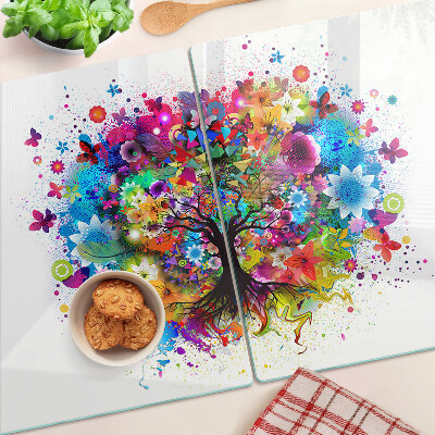 Chopping board Colorful Tree of Life
