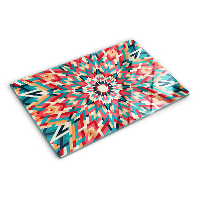 Cutting board Multicolored mandala