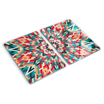 Cutting board Multicolored mandala