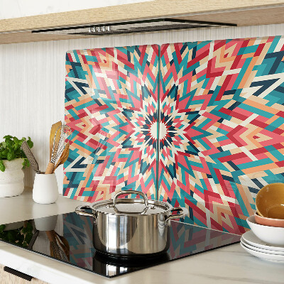 Cutting board Multicolored mandala