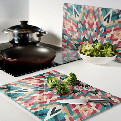 Cutting board Multicolored mandala