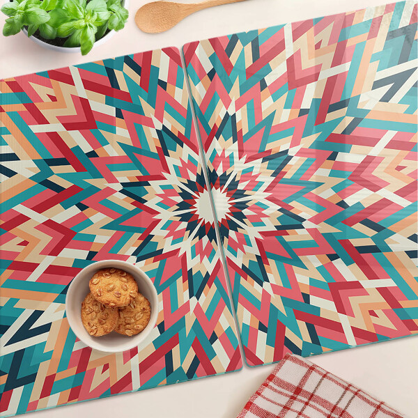 Cutting board Multicolored mandala