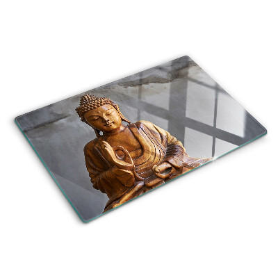 Chopping board Buddha in meditation