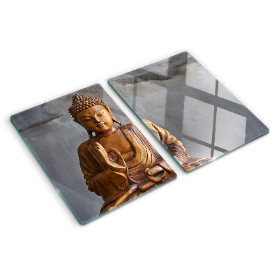 Chopping board Buddha in meditation