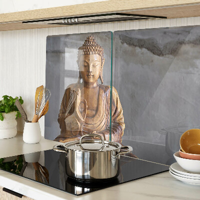 Chopping board Buddha in meditation
