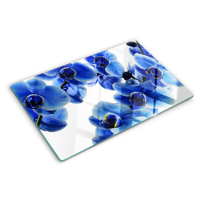 Chopping board Blue orchids