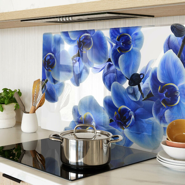 Chopping board Blue orchids