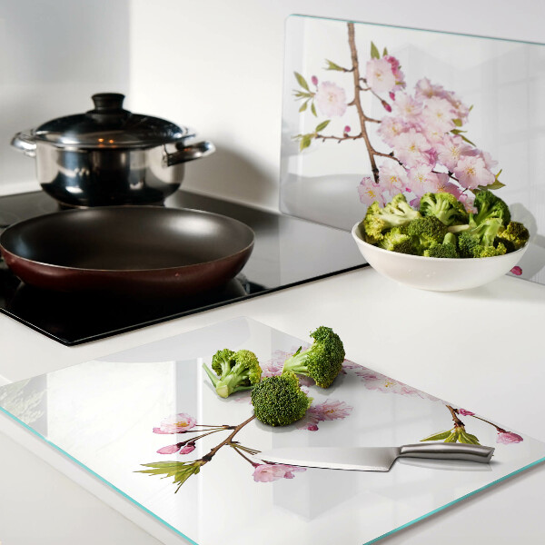 Cutting board Spring cherry blossom