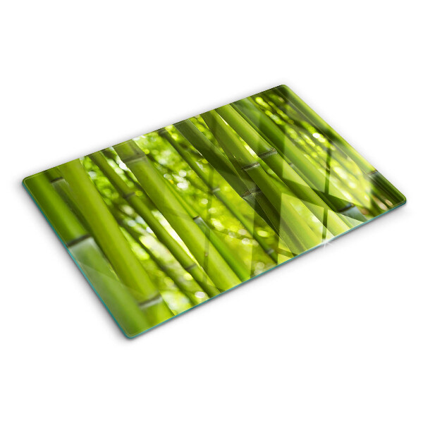 Glass kitchen board Bamboo forest