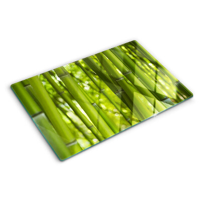 Glass kitchen board Bamboo forest