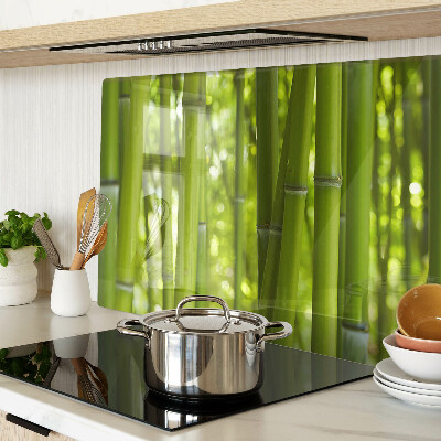 Glass kitchen board Bamboo forest