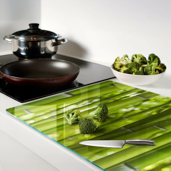 Glass kitchen board Bamboo forest