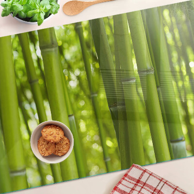 Glass kitchen board Bamboo forest