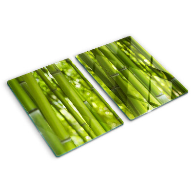 Glass kitchen board Bamboo forest