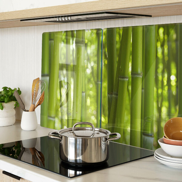 Glass kitchen board Bamboo forest