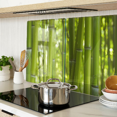 Glass kitchen board Bamboo forest
