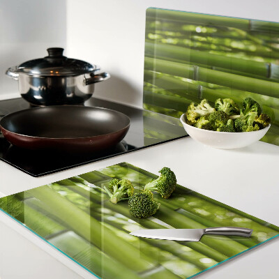 Glass kitchen board Bamboo forest