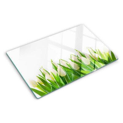 Cutting board Tulips in the green grass